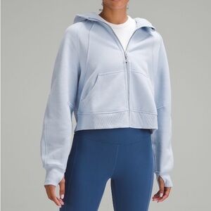 lululemon athletica Sky Blue Zip-Up Hoodie